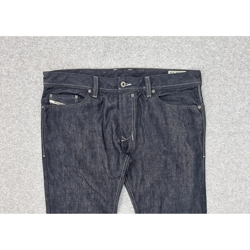 Diesel Safado Regular‎ Slim Straight Jeans Mens 34x34 Wash 008Z8 Selvedge Denim